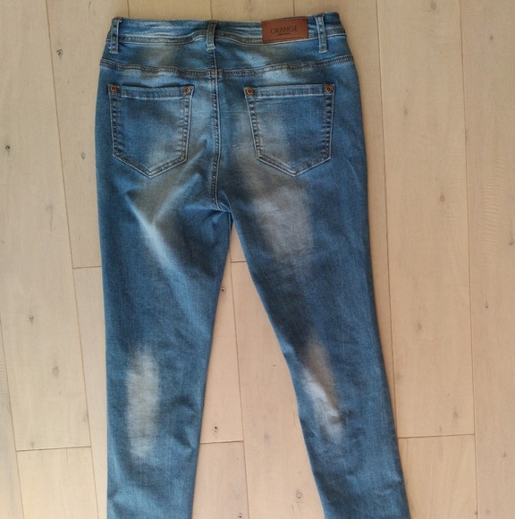 Scroll Embroidered Jeans - Picture 12 of 16